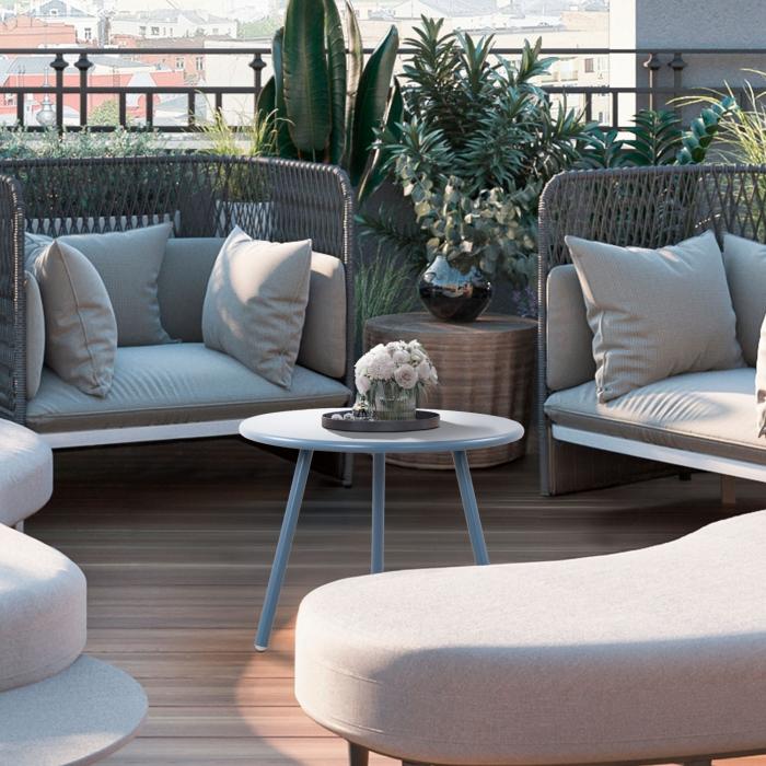 Couchtisch HLO-CP4 ~ blau