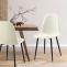 4er Set Sthle HLO-CP49 Stoff ~ creme