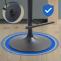 2er Set Barhocker HLO-CP247 Samt schwarz ~ dunkelgrau
