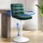 2er Set Barhocker HLO-CP247 Samt wei ~ grn