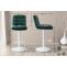 2er Set Barhocker HLO-CP247 Samt wei ~ grn