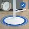 2er Set Barhocker HLO-CP247 Samt wei ~ dunkelgrau