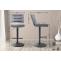 2er Set Barhocker HLO-CP248 Stoff schwarz ~ grau