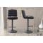 2er Set Barhocker HLO-CP248 Stoff schwarz ~ schwarz