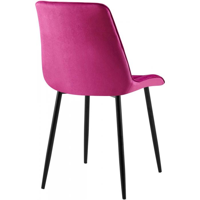 Esszimmerstuhl HLO-CP118 Samt ~ lila