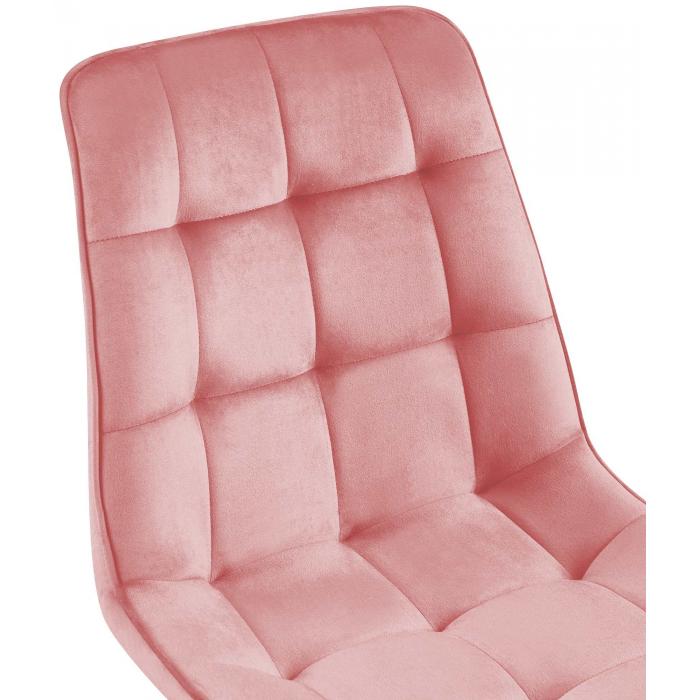 Esszimmerstuhl HLO-CP118 Samt ~ pink