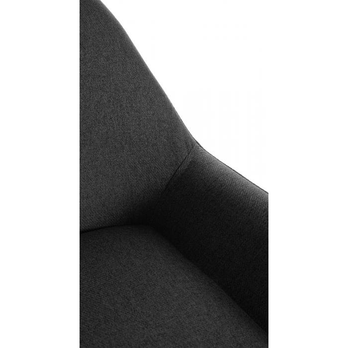 2er Set Barhocker HLO-CP8 Gold Stoff ~ schwarz