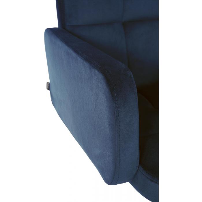 Barhocker HLO-CP326 Samt wei ~ blau