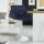Barhocker HLO-CP326 Samt wei ~ blau