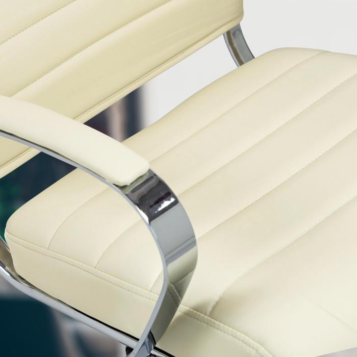 Brostuhl HLO-CP165 Kunstleder ~ creme