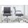 Brostuhl HLO-CP165 Kunstleder ~ grau