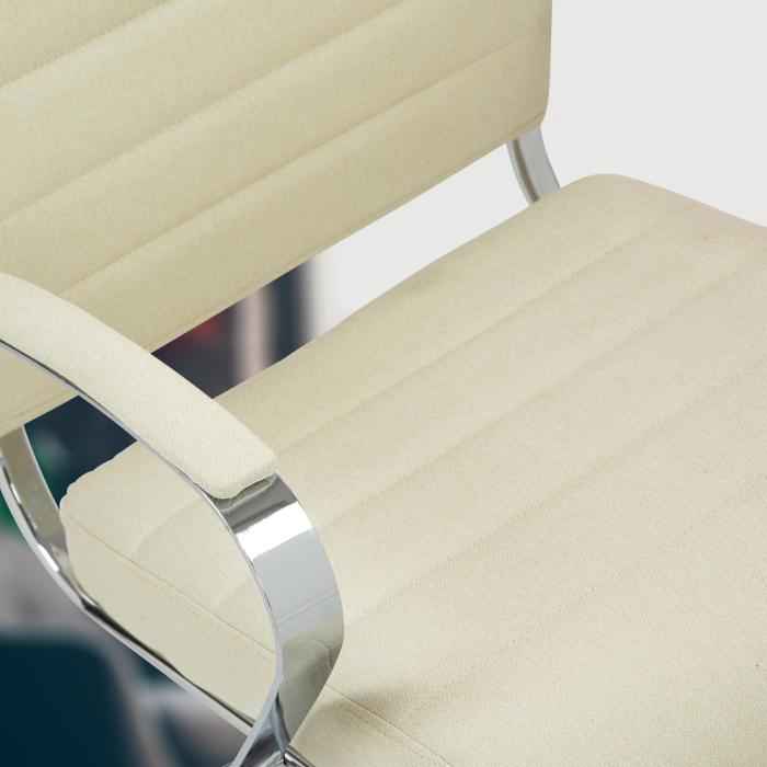 Brostuhl HLO-CP166 Stoff ~ creme