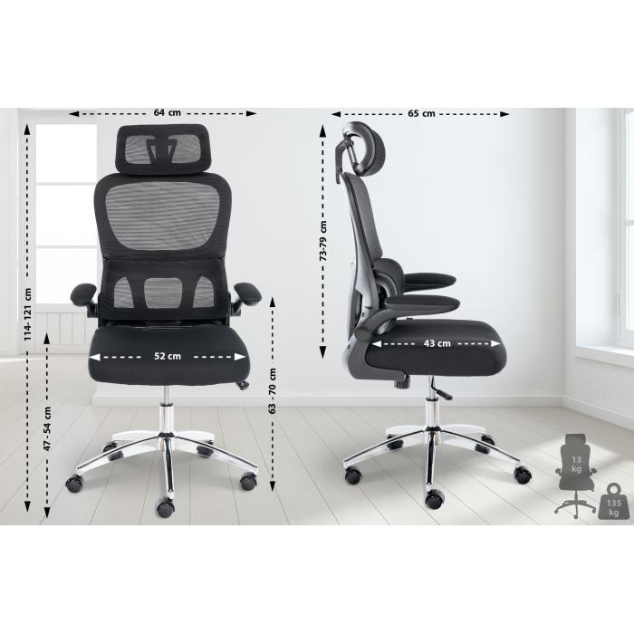 Brostuhl HLO-CP176 ~ schwarz
