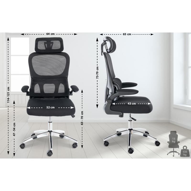 Brostuhl HLO-CP176 ~ schwarz