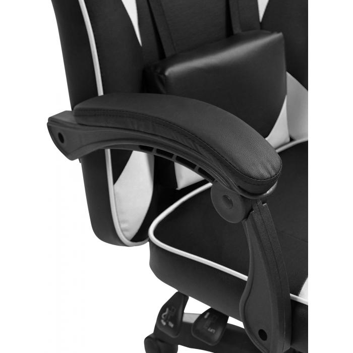 Brostuhl HLO-CP189 Kunstleder ~ schwarz/wei