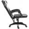 Brostuhl HLO-CP189 Kunstleder ~ schwarz/wei