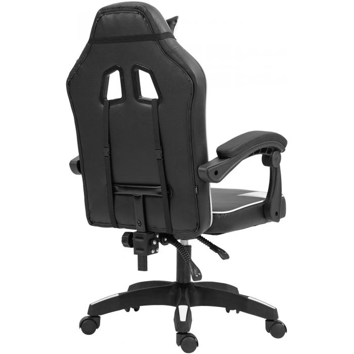 Brostuhl HLO-CP189 Kunstleder ~ schwarz/wei