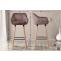 Barhocker HLO-CP19 Samt ~ coffee