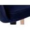 Barhocker HLO-CP19 Samt ~ dunkelblau