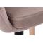 2er Set Barhocker HLO-CP19 Samt ~ hellgrau