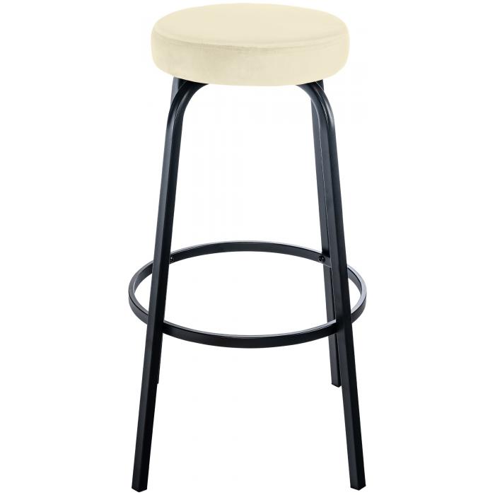 Barhocker HLO-CP324 Samt ~ creme