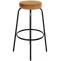 Barhocker HLO-CP324 Samt ~ coffee