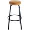 Barhocker HLO-CP324 Samt ~ coffee