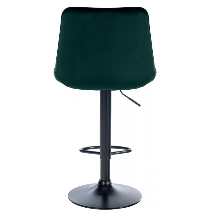 Barhocker HLO-CP296 Samt schwarz ~ grn
