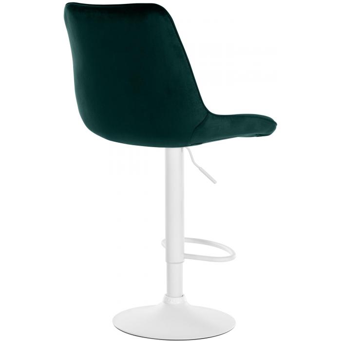 2er Set Barhocker HLO-CP296 Samt wei ~ grn