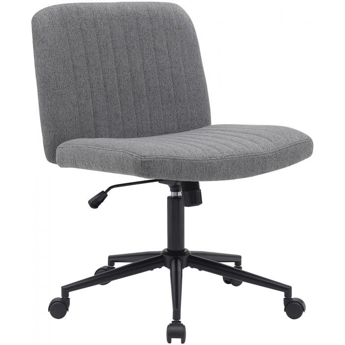 Brostuhl HLO-CP191 Stoff ~ dunkelgrau