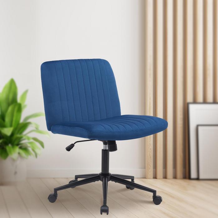 Brostuhl HLO-CP192 Samt ~ blau