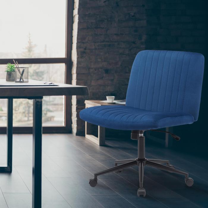 Brostuhl HLO-CP192 Samt ~ blau