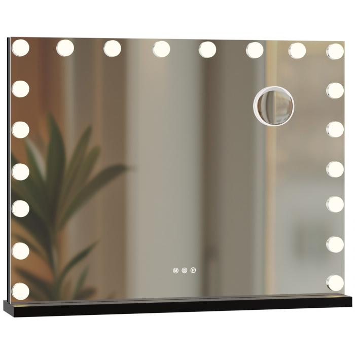Schminkspiegel HLO-CP123 ohne Bluetooth ~ schwarz