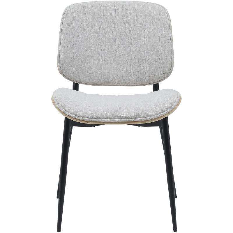Besucherstuhl HLO-CP119 Stoff ~ natura/creme