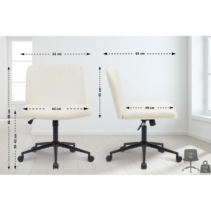 Brostuhl HLO-CP192 Samt ~ creme