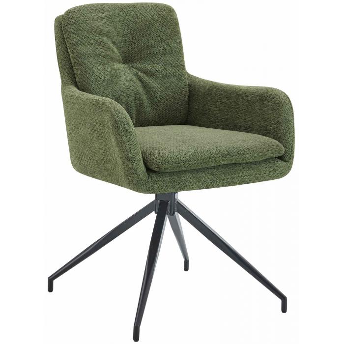 Esszimmerstuhl HLO-CP126 Stoff ~ grn