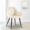 Besucherstuhl HLO-CP14 Samt ~ creme