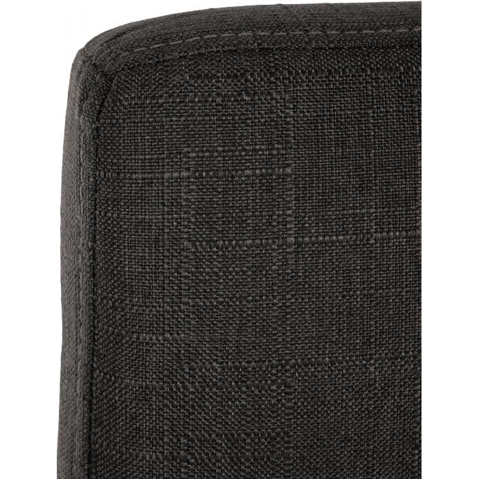 Barhocker HLO-CP142 Stoff B ~ dunkelgrau