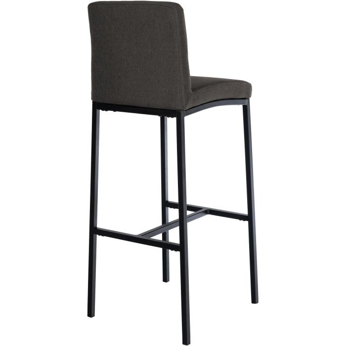 Barhocker HLO-CP142 Stoff B ~ dunkelgrau