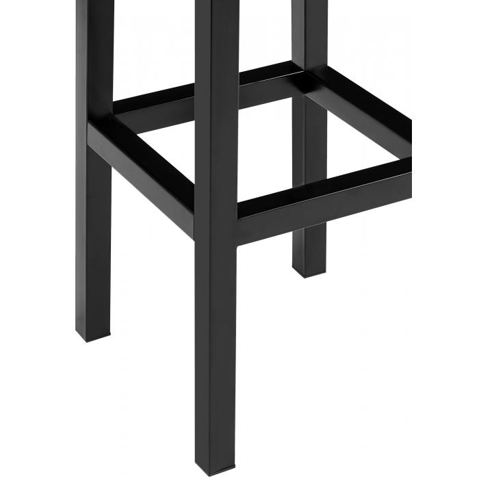 Barhocker HLO-CP212 B80 Stoff ~ grau