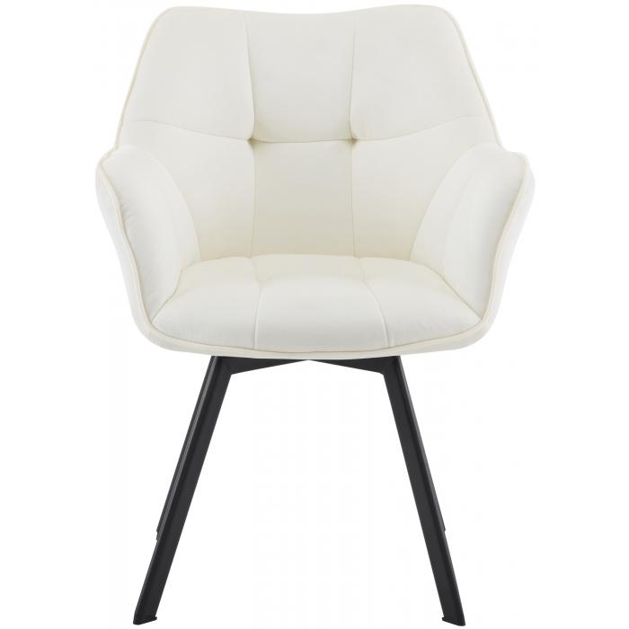 Esszimmerstuhl HLO-CP119 Samt ~ creme