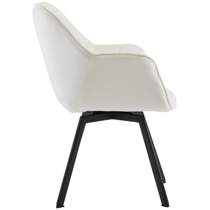 Esszimmerstuhl HLO-CP119 Samt ~ creme
