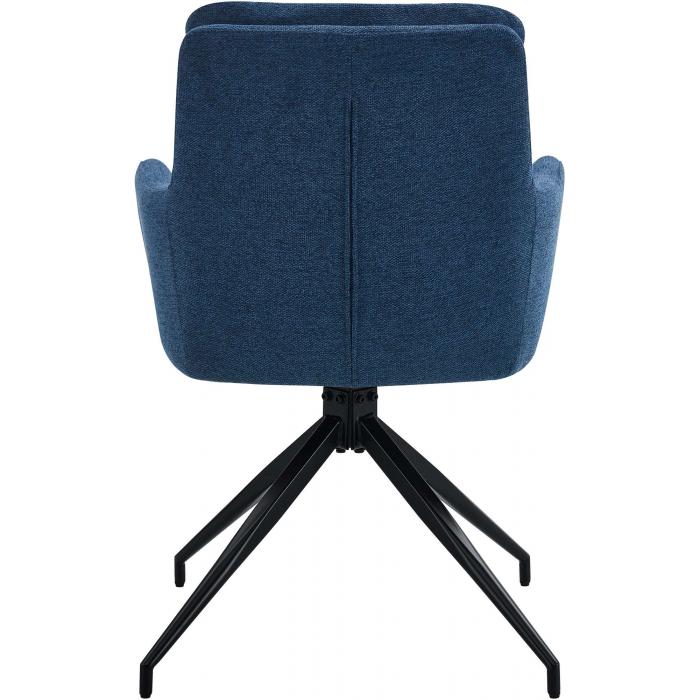 Esszimmerstuhl HLO-CP128 Stoff ~ blau