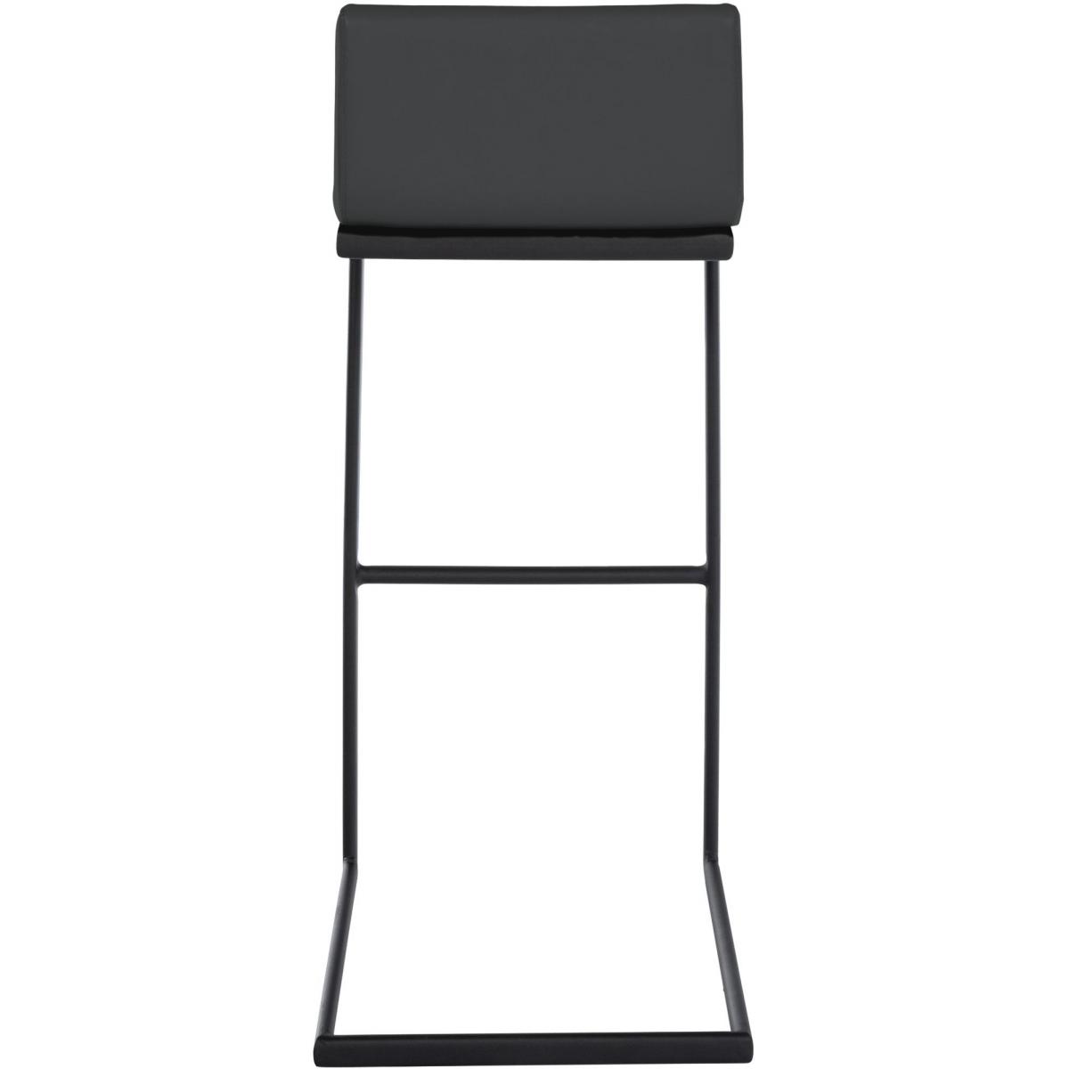 Barhocker HLO-CP331 Kunstleder B ~ dunkelgrau