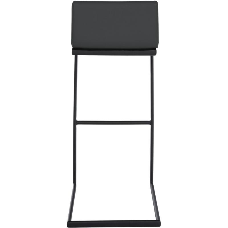 Barhocker HLO-CP331 Kunstleder B ~ dunkelgrau