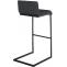 Barhocker HLO-CP331 Kunstleder B ~ dunkelgrau