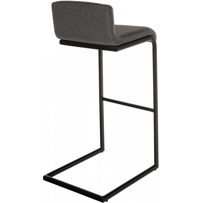 Barhocker HLO-CP186 Stoff B ~ dunkelgrau