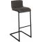Barhocker HLO-CP186 Stoff B ~ dunkelgrau