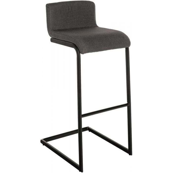 Barhocker HLO-CP186 Stoff B ~ dunkelgrau