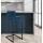 Barhocker HLO-CP186 Stoff B ~ blau